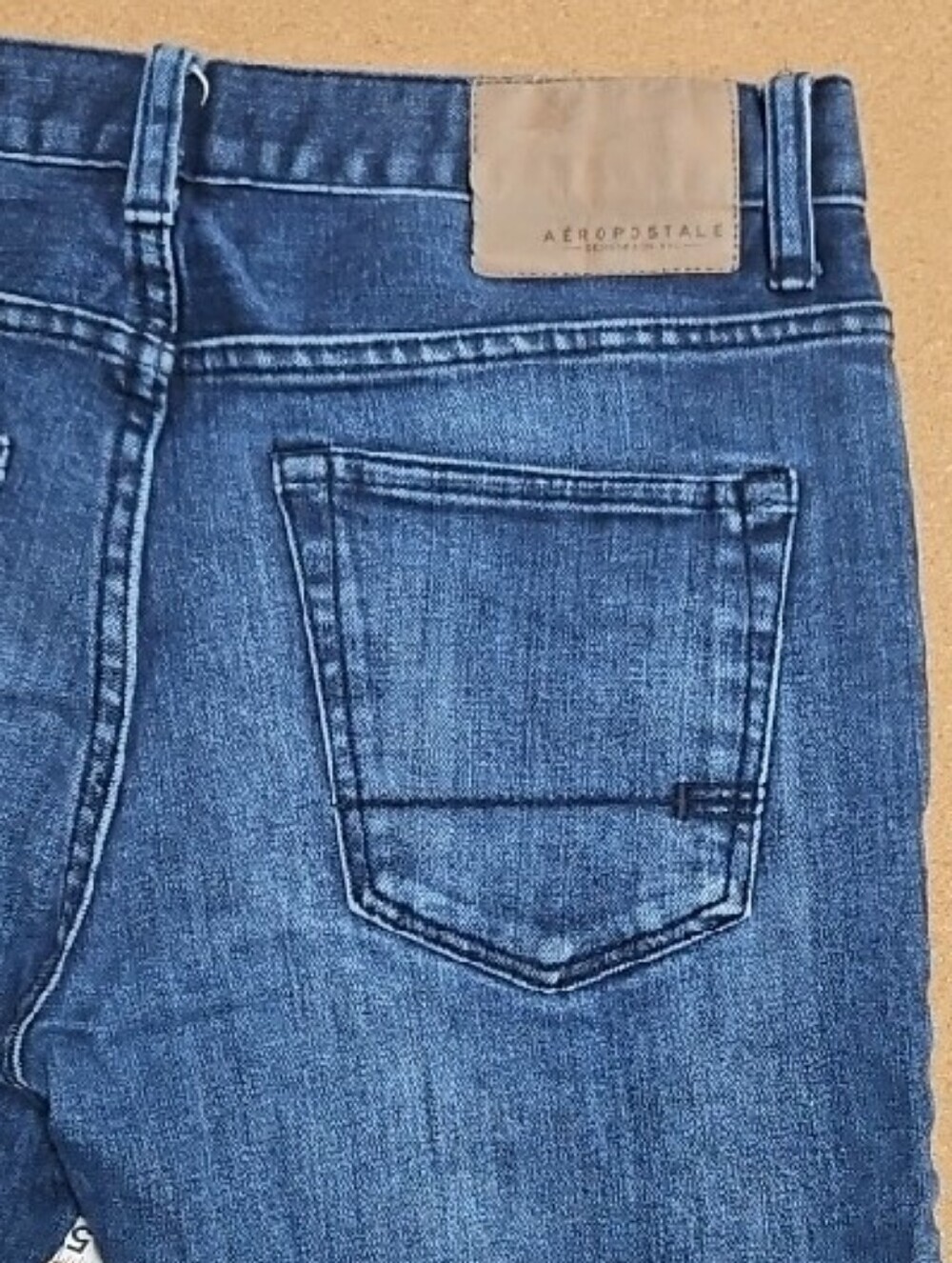 Aeropostale Women's Slim Straight Dark Blue Jeans Size 30 - Picture 7 of 8